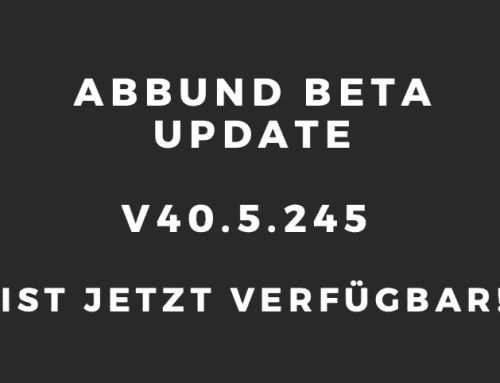 Das neue S+S ABBUND BETA Update V40.5.245 ist da!